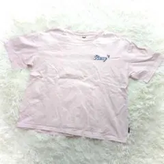ロキシー半袖 Tシャツ 桃色 Sサイズ ロゴプリント バックプリント ゆったり