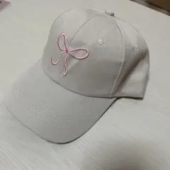 ♡即日発送♡キャップ 帽子 白ホワイト リボン 可愛い かわいい 量産 アイドル