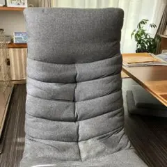 リクライニング、グレーファブリックソファー