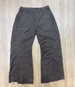 ■vintage■ドッキングチェックワイドパンツ 再構築　noill リメイク