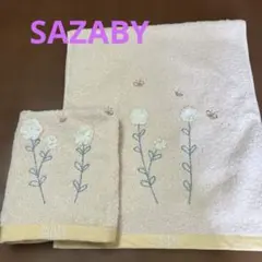 【未使用】SAZABY サザビー　 フェイスタオル 、ウォッシュタオル