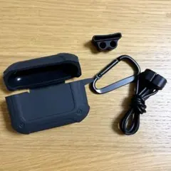 AirPods Pro アップグレードケース 耐衝撃 保護カバー ブラック 黒