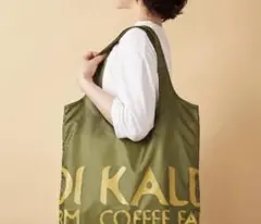 【未使用品】✨KALDI ✨オリジナルエコバッグ カーキ廃盤⭐︎おまけ✨（50枚）