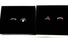 ツイステ　2連リング　ハーツラビュル寮　指輪　オクタヴィネル