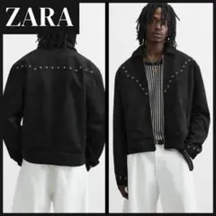 【ゆでたまご様専用】ZARA フェイクスエードジャケット　Sサイズ　値下げ可