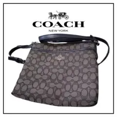 【匿名配送】COACH　シグネチャー ショルダーバッグ グレー
