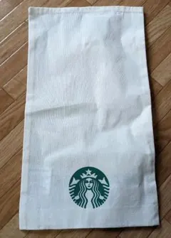 STARBUCKS 布製巾着袋 ホワイト
