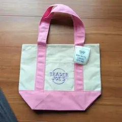 TRADER JOE'S ミニパステルトートバッグ