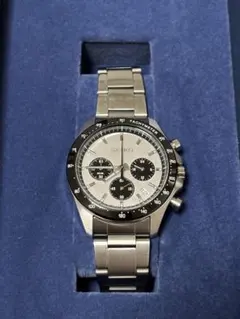 SEIKO ×ナノ・ユニバース　クオーツクロノグラフ　シルバー(値下げ可