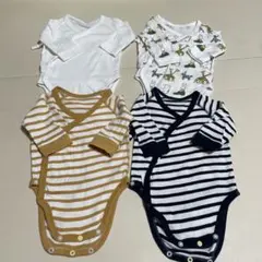 UNIQLO ベビー ボディスーツ 4枚セット 60cm