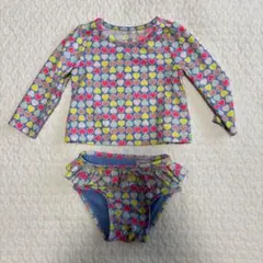 ハート柄ベビー水着セット（女の子）　GAP 6〜12month