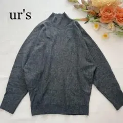 ur's ハイネックプルオーバーニットセーター（M）グレーのサムネイル