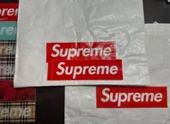 Supreme 25FW 立ち上げ　ショッパー　小