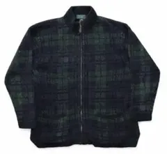 Ralph Lauren ブラックウォッチチェック ニットフルジップセーター