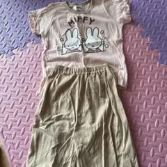 miffy ミッフィー 半袖パジャマ セットアップ