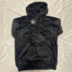 GINGTTO メンズ ボアパーカー ブラック M もこもこあったかい