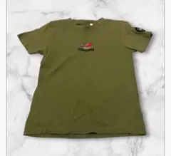 コンバース キッズ Tシャツ 130 カーキ スニーカー 刺繍 ロゴ 半袖