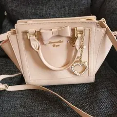 値下げ　リボンチャ‐ム付きバッグ