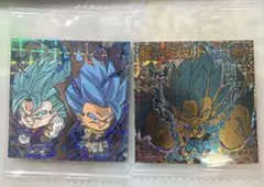 ドラゴンボール 超戦士　シールウエハース　Z ベジット ゴジータ 2枚セット