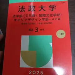 法政大学 2025年版法国際文化キャリアデザイン学部
