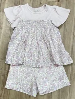 プティマイン　セットアップ　チュニック　パンツ　花柄のサムネイル