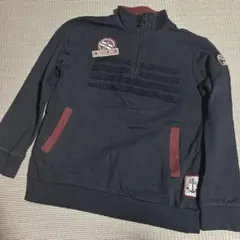 ジップアップトレーナー 10A ネイビー