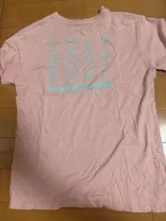 ROXY ピンク Tシャツ ロゴプリント
