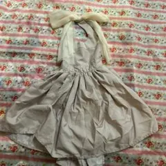 MARLMARL エプロン　80-90 ベージュ　アイボリー