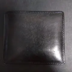 sot オンラインストア限定色ネイビー×タン 二つ折り財布