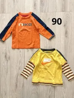 NIKE 長袖 ロンT 重ね着風 まとめ売り 90