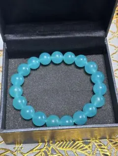 即購入可！浄化済み！アマゾナイト天然石ビーズブレスレット