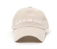 【最安】Andmary AM1541 Mary logo cap ivory Andmary AM1541 Mary logo cap ivory - メルカリ