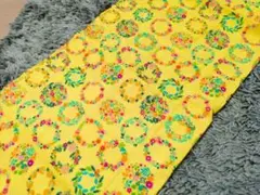 《断捨離生地♡》ダブルガーゼ？ リース イエロー