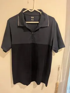 UNIQLO ポロシャツ メンズ Lサイズ ハーフジップ