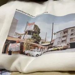 裏起毛バックプリントトレーナー