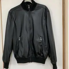 フェイクレザーブルゾン