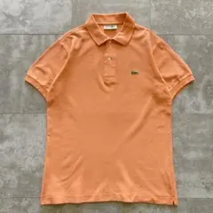 【70s-80s】シュミーズ ラコステ 表記3 ワンポイントロゴ刺繍 ポロシャツ