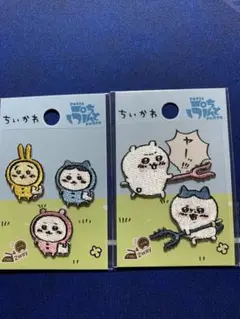 ちいかわ　2wayステッカーワッペン　パジャマパーティ
