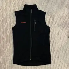 MAMMUT ブラック フリースベスト　ポラーテック