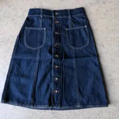 ☆新品☆ダブルクローゼット平成 レトロ 可愛いDENIMスカート☆激安☆お買得