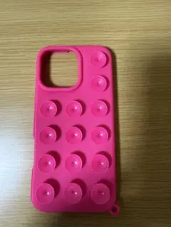 iPhone 16 Pro Max ケース ピンク 吸盤デザイン