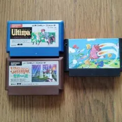 ウィザードリィシリーズ ファミコンソフト 3本セット