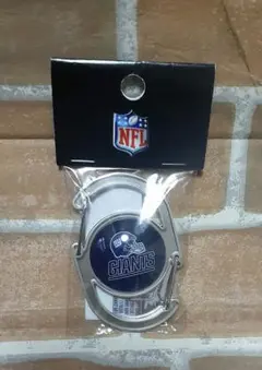 新品　GIANTS　NFL公式カラビナ キーホルダー アメフト