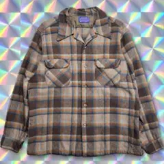 70s PENDLETON ペンドルトン USA製 オープンカラー ボードシャツ