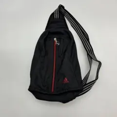adidas ボディバッグ 黒/赤 非売品