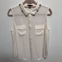 Forever21　ビジュー付シャツ