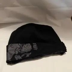 ブラック ニット帽 ビーニー 帽子