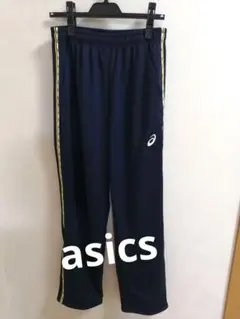 asics　アシックス　トレーニングパンツ ネイビー　Lサイズ