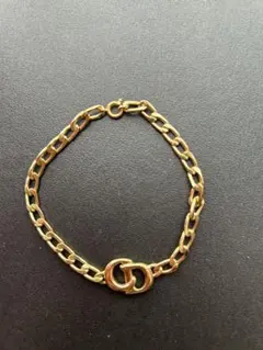クリスチャンディオール　ブレスレット　ロゴ　CD　ゴールド bracelet