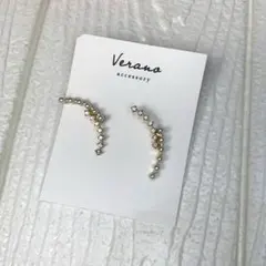 在庫処分セール　 パールストーンピアス　まとめ買いがお得！